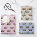 Recherche de couronne royale papier cadeau Pour enfants