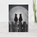 Suche nach katze und mond karten Silhouette