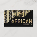 Recherche de africaine cartes visite Ethnique