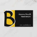 Suche nach monogramm b visitenkarten Gold