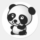 Recherche de panda mignon autocollants Pandas