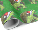 Recherche de tortue de père noël papier cadeau Mignon