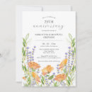 Recherche de mariage anniversaire invitations Aquarelle
