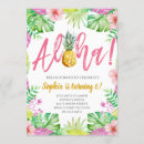 Recherche de aloha partie invitations Ananas
