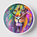 Recherche de visages horloges Animaux
