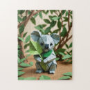 Suche nach niedlicher koala puzzle Grün