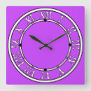 Recherche de fluorescent horloges Violet