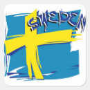 Suche nach schwedische flagge aufkleber Blau