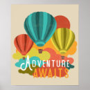 Suche nach vintager heißluftballon poster Ballonfahrt