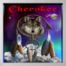 Recherche de loup indien posters Spirituel