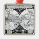 Recherche de carte monde ornements 16ème