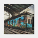 Recherche de graffitis magnets Train