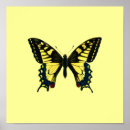 Recherche de papillon jaune posters Vintage