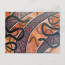 Recherche de serpents cartes postales Autochtone