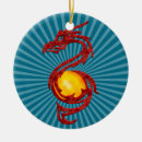 Recherche de dragon rouge ornements Zodiaque