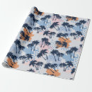 Recherche de motif palmier papier cadeau Exotique