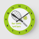 Recherche de de balle de tennis horloges Raquette