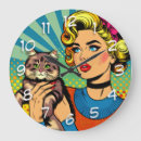 Suche nach katzen wanduhren Retro
