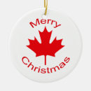 Recherche de drapeau canadien ornements Rouge
