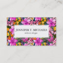 Recherche de fleurs tropicales cartes visite Beau