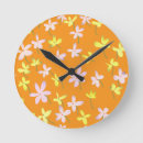 Recherche de motif de papier peint horloges Floral