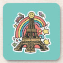 Recherche de travel dessous de verres Tour eiffel