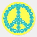 Recherche de visage souriant autocollants Bleu