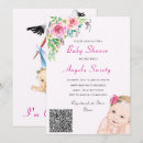 Recherche de dessin de cigogne invitations Bébé