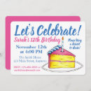 Recherche de gâteau et bougie invitations Rose