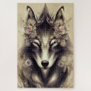 Suche nach wolf puzzle Vintag
