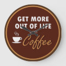 Recherche de humour de café horloges Rétro