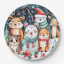 Recherche de cerf assiettes en papier Arbre de noël
