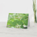 Recherche de ginkgo vœux cartes Vert