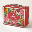 Recherche de vintage boîtes à lunch Rouge