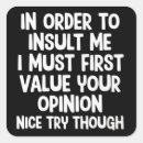 Recherche de insulte autocollants Sarcastique