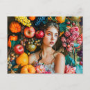 Recherche de composition florale cartes postales Coloré