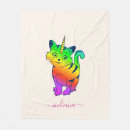 Recherche de licorne couvertures plaids Coloré