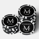 Recherche de noir et blanc jetons poker Moderne