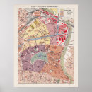 Suche nach paris map poster Vintage