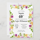 Recherche de 30 40 50 60 invitations Aquarelle