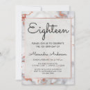 Recherche de gold marble invitations Moderne
