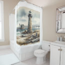 Recherche de bord mer rideaux douche Phare