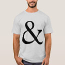 Recherche de ampersand tshirts Typographie