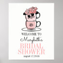 Recherche de tea signs party posters Bride