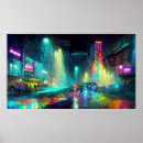 Recherche de ville futuriste posters Coloré