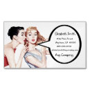 Recherche de les années 1950 cartes visite Rétro