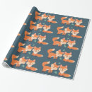 Recherche de renard mignon papier cadeau Renards