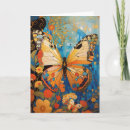 Recherche de papillon abstrait vœux cartes Floral