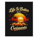 Recherche de croissants posters Nourriture