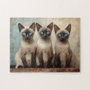 Recherche de de chat siamois puzzles Mignon